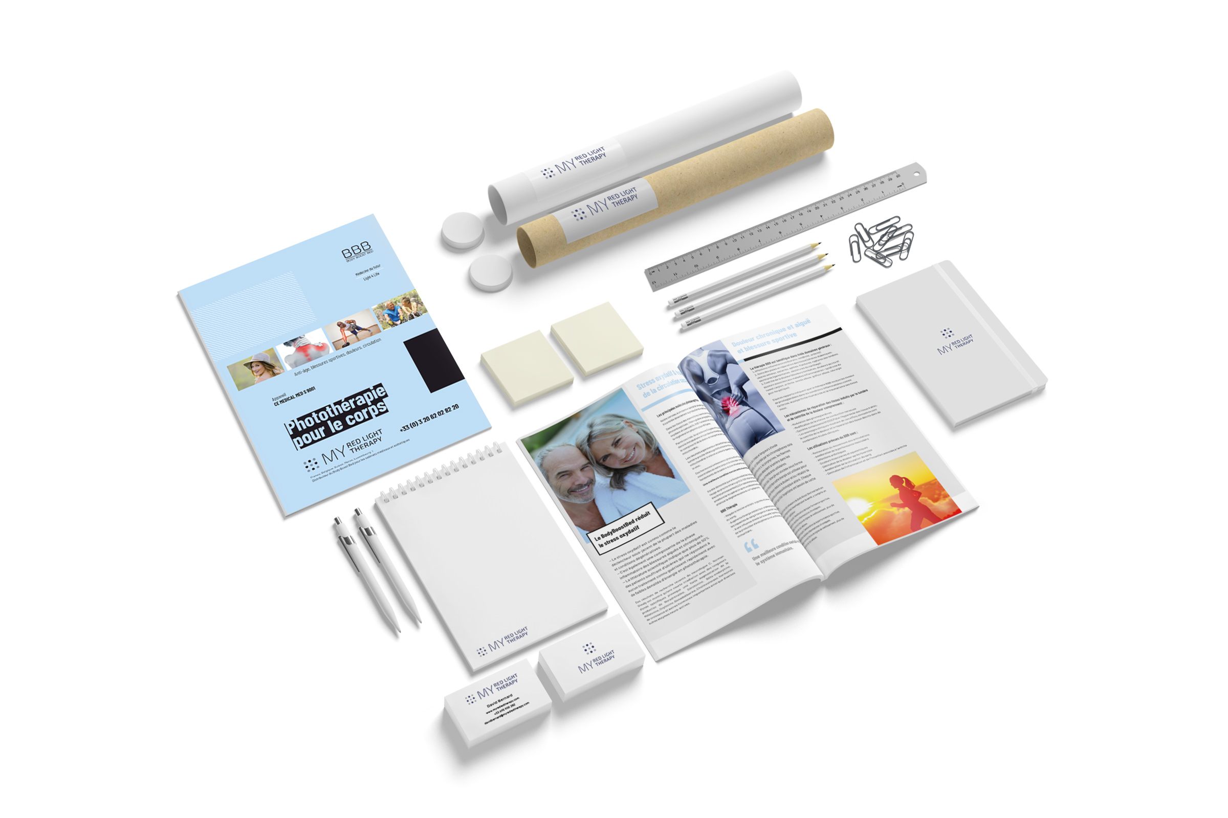 Bio Led Therapy - Direction artistique, Identité visuelle, UX/UI Design