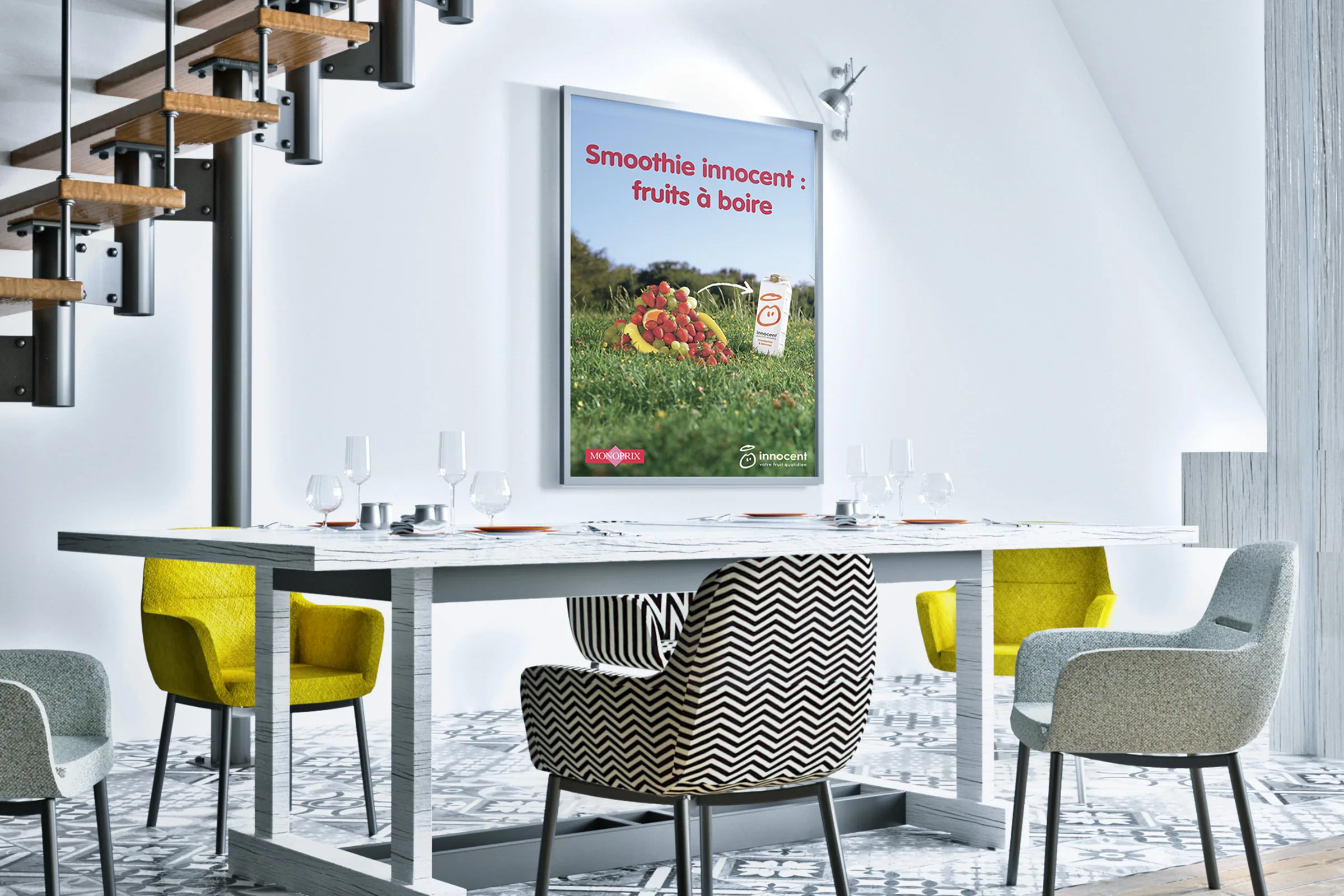 Innocent Drinks - Packaging, panneaux d’affichage, dépliants, PLV
