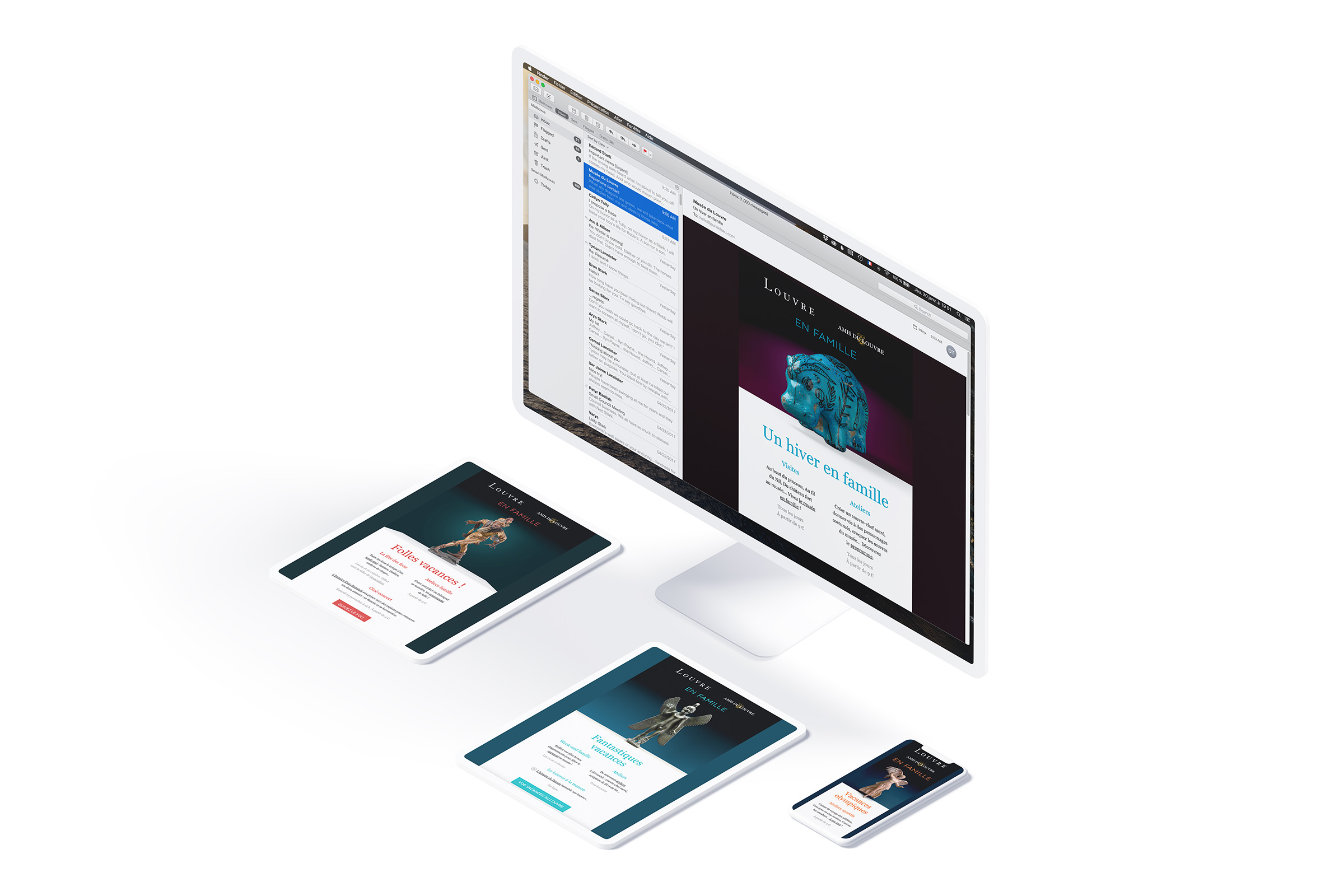 E-mailing Activités en famille
